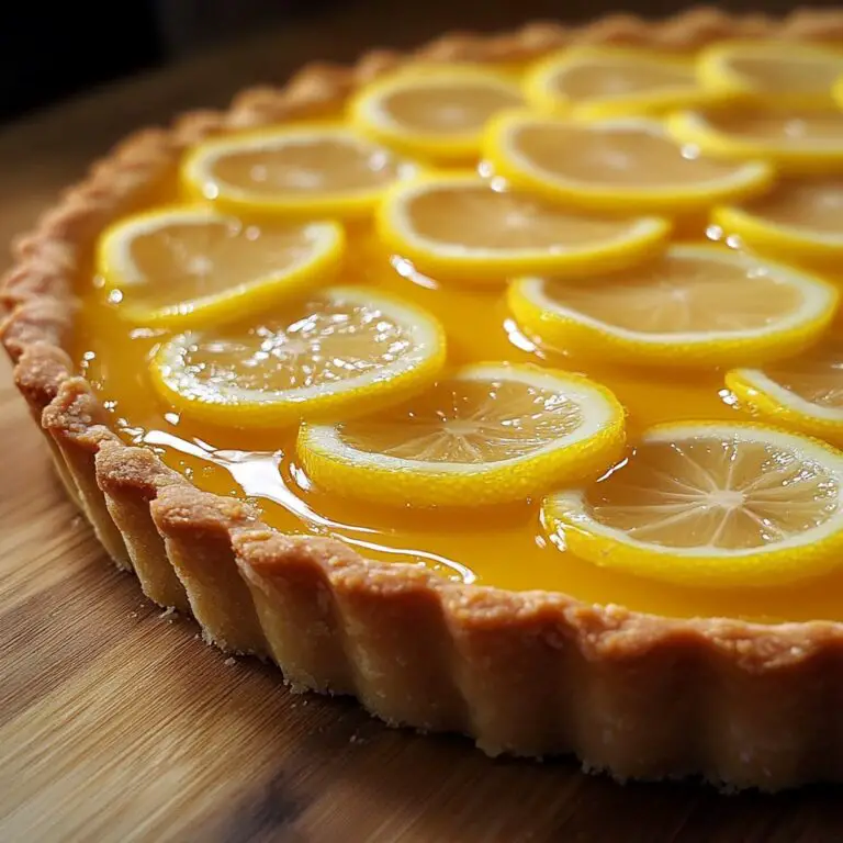 Tarte au Citron : L’élégance acidulée qui fait fondre les cœurs