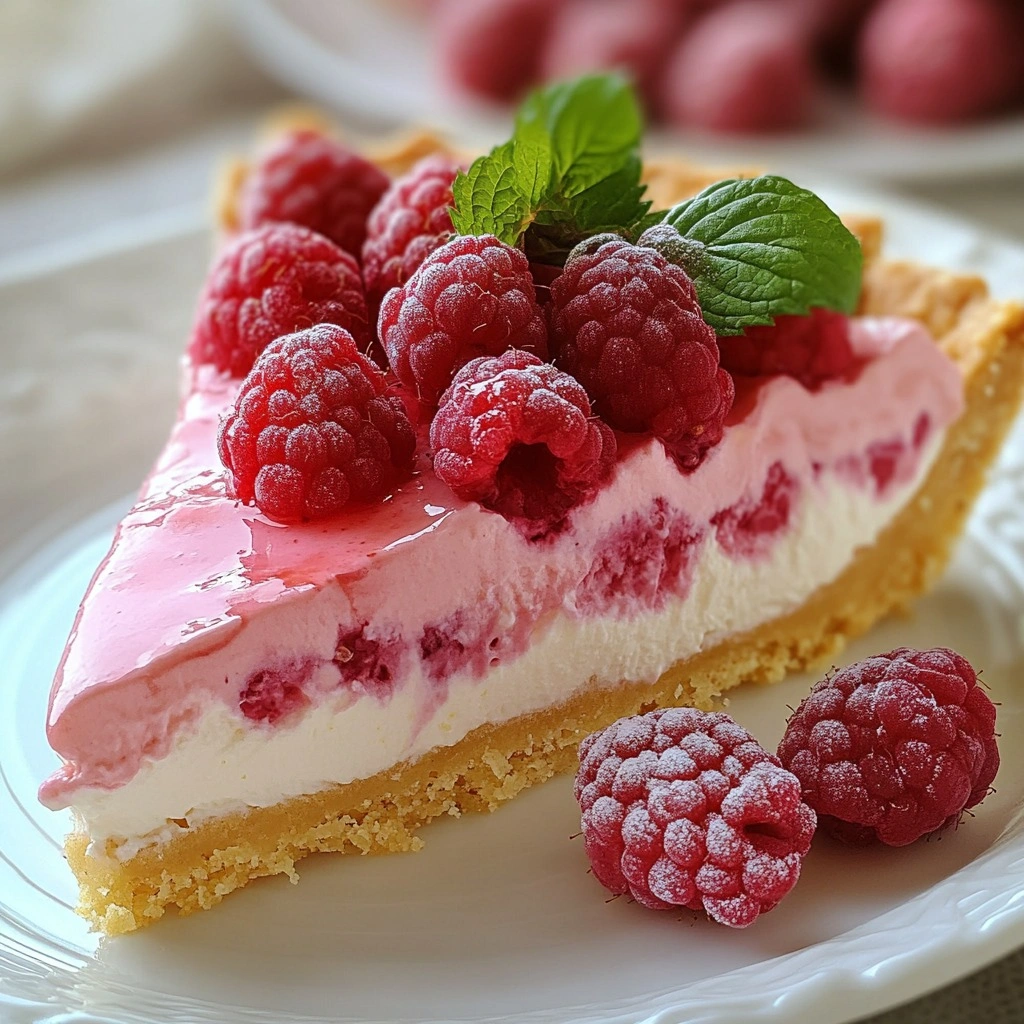 Tarte au mascarpone et aux framboises