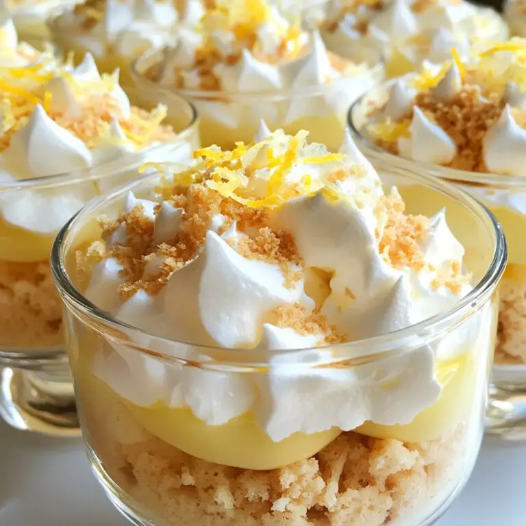 Verrines Citron, Mascarpone & Brisures de Meringue : un dessert ensoleillé et irrésistible