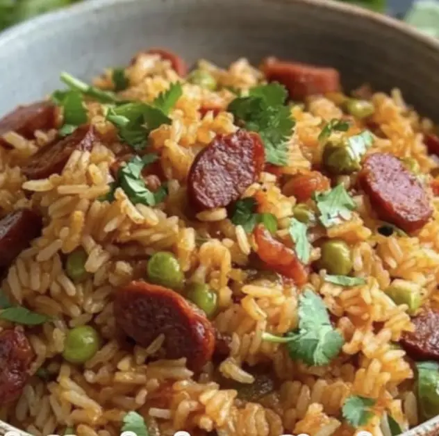 Riz Mexicain au Chorizo et Lardons