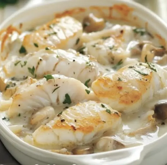 Cassolette de Poissons aux Crevettes et Poireaux