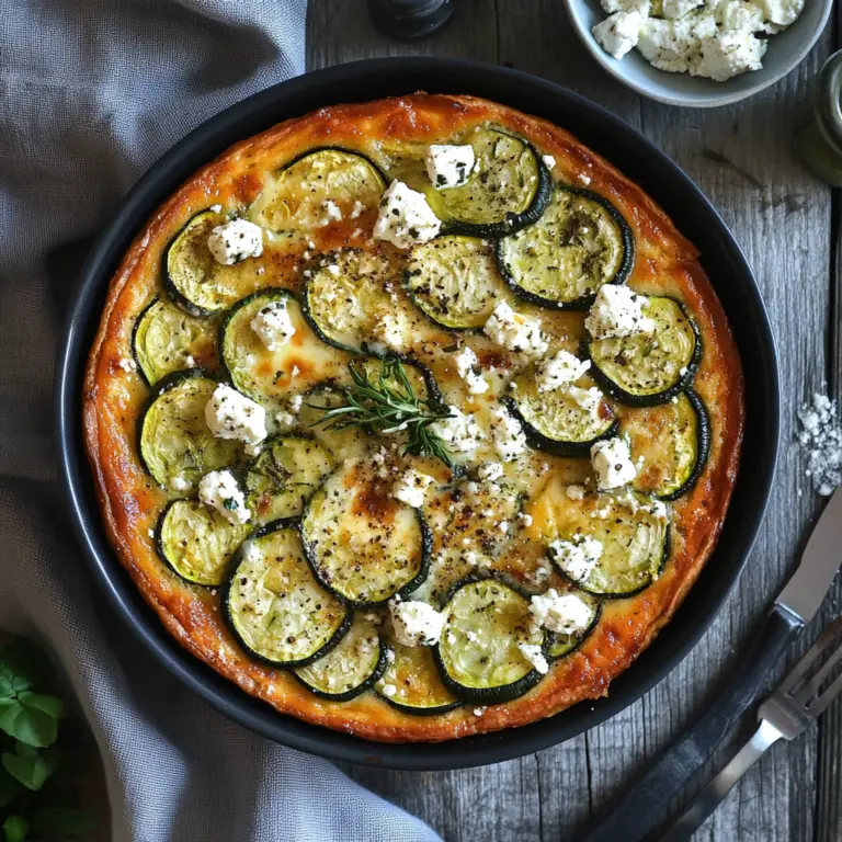 🥒 Clafoutis aux Courgettes & Feta : Une recette saine, gourmande et pleine de fraîcheur