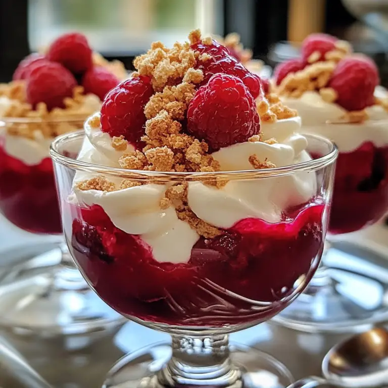Verrines Framboise, Mascarpone & Éclats de Meringue 