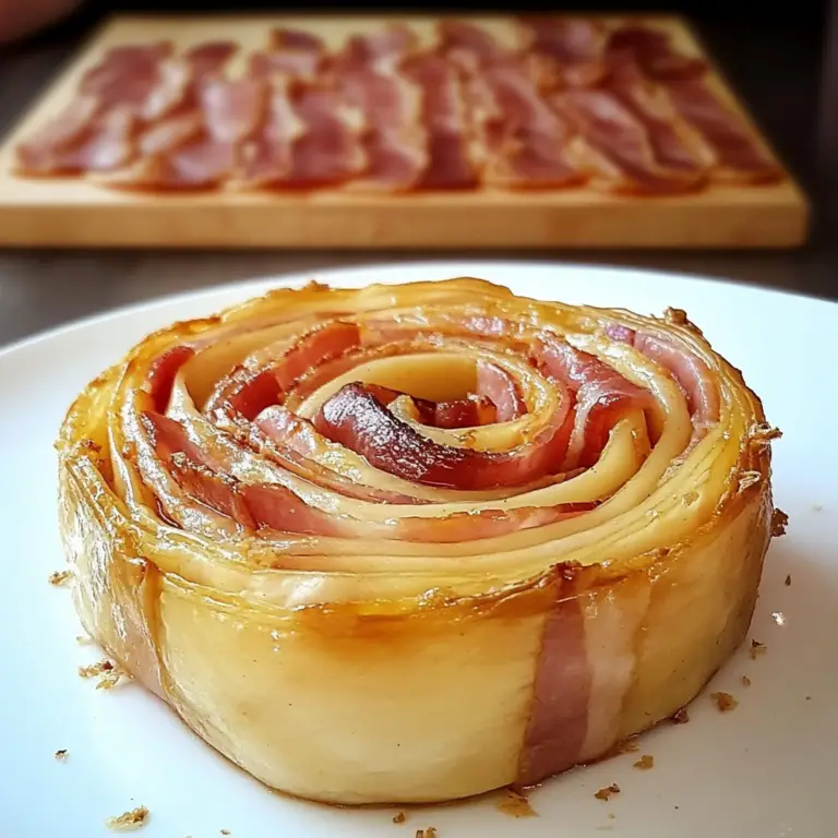 🥓 Roulés Feuilletés au Bacon : Le Plaisir Craquant et Fondant de l’Apéro Fait Maison