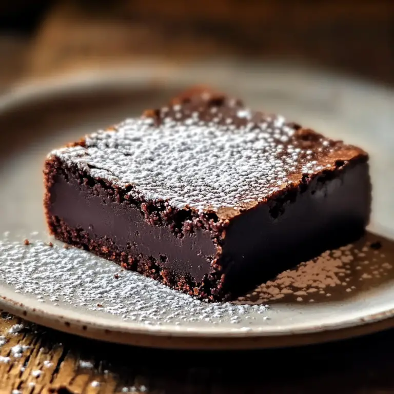 Fondant au Chocolat Léger (sans sucre, sans beurre)