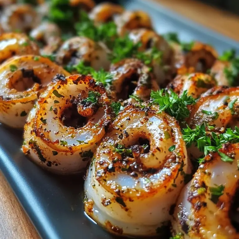 Les Meilleurs Calamars Farcis Grillés au Beurre à l’Ail et aux Herbes : Une Symphonie de Saveurs Marines ! 🦑🧈🌿🔥
