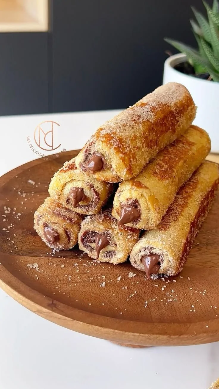Roulés façon pain perdu, une délicieuse recette sucrée