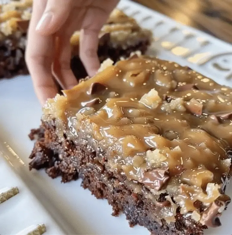 Gâteau Allemand au Chocolat en Plaque (German Chocolate Sheet Cake)