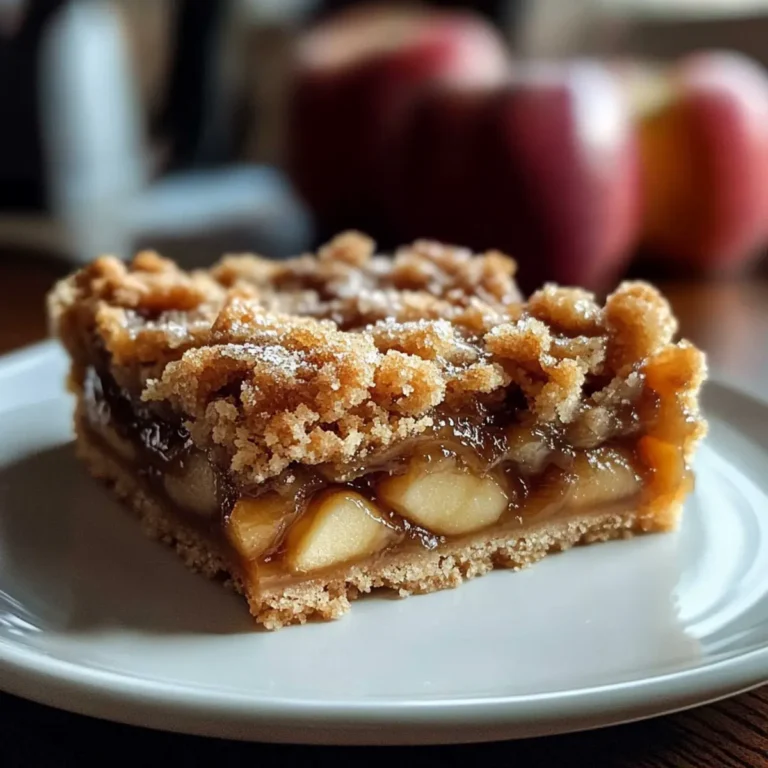 Irresistible Salted Caramel Apple Bars for Fall