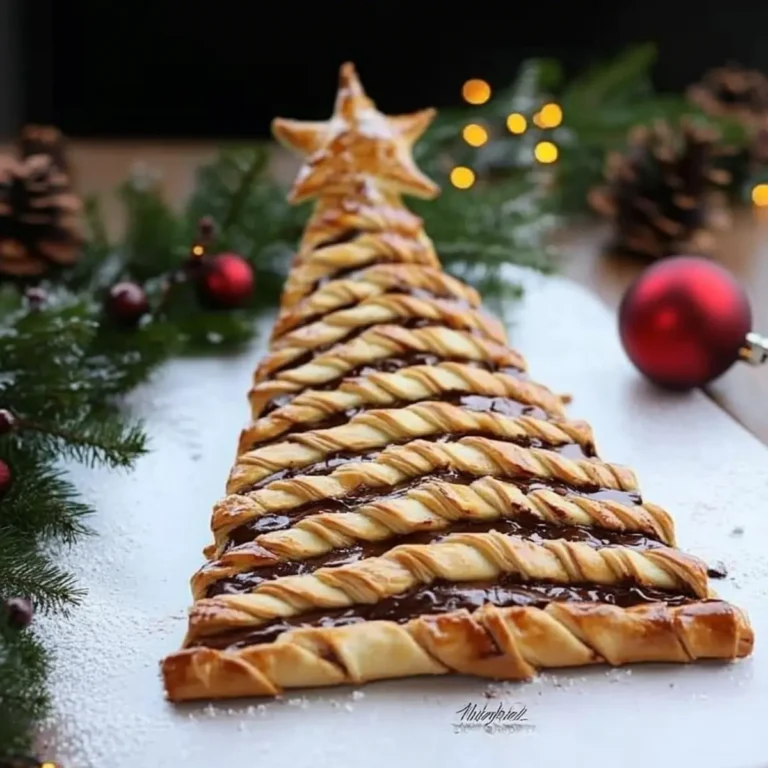 Delicious Nutella Pastry Christmas Tree Recipe