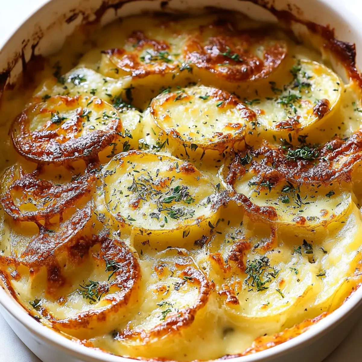 Cheesy Scalloped Potatoes Bake