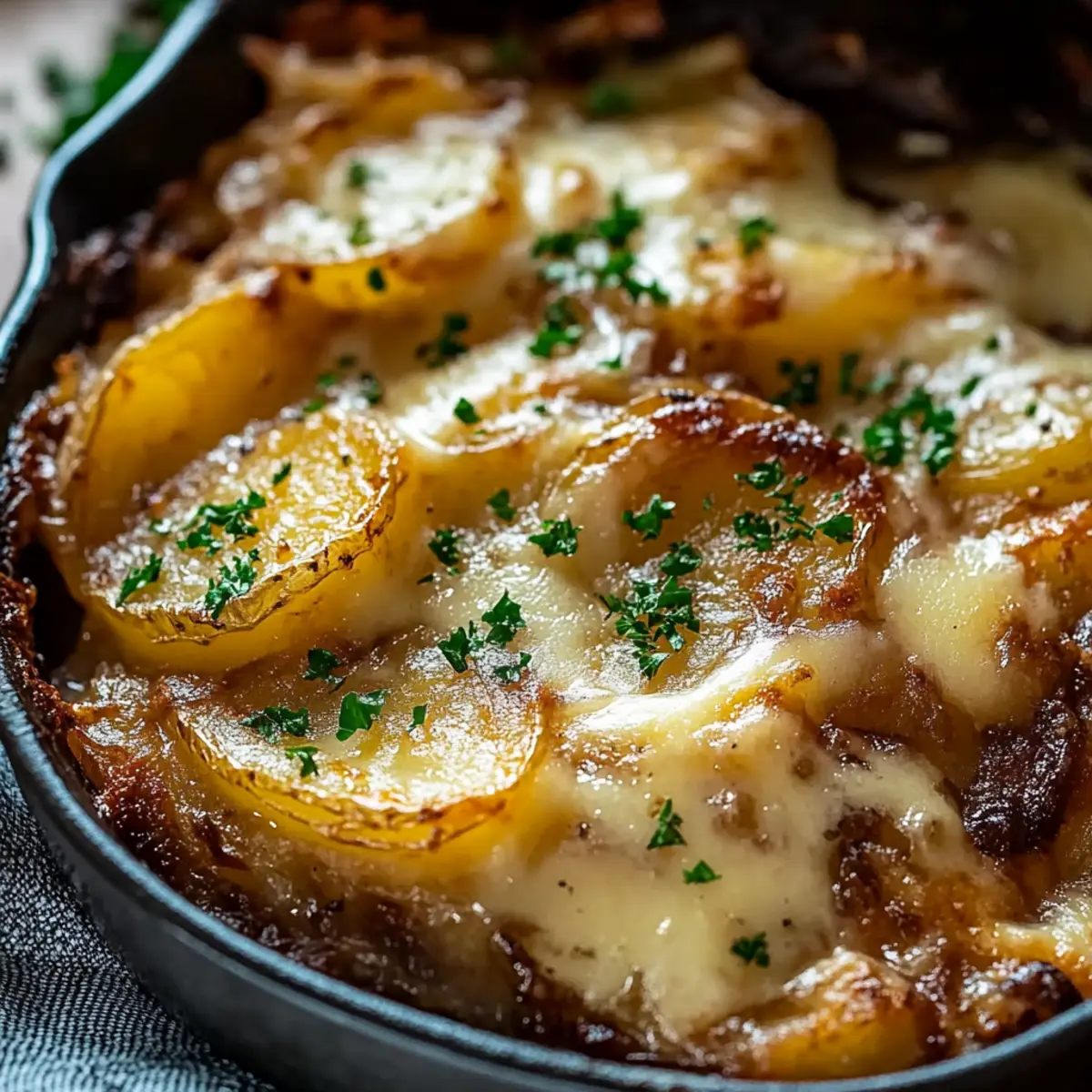 Savory French Onion Potato Bake
