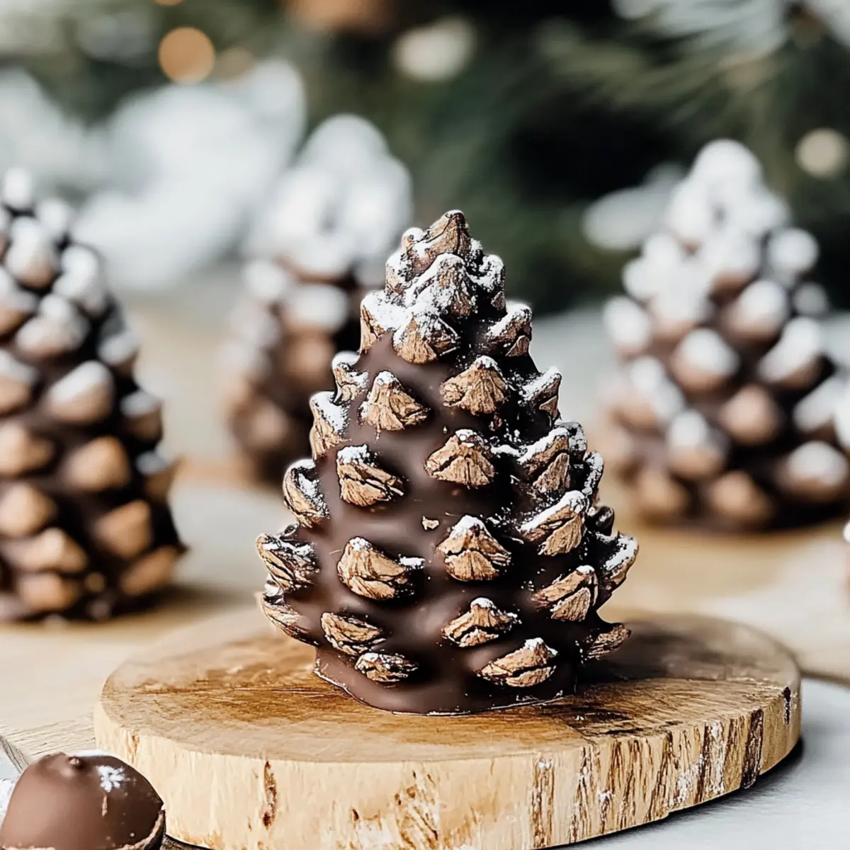 Pine Cone Chocolate Truffles