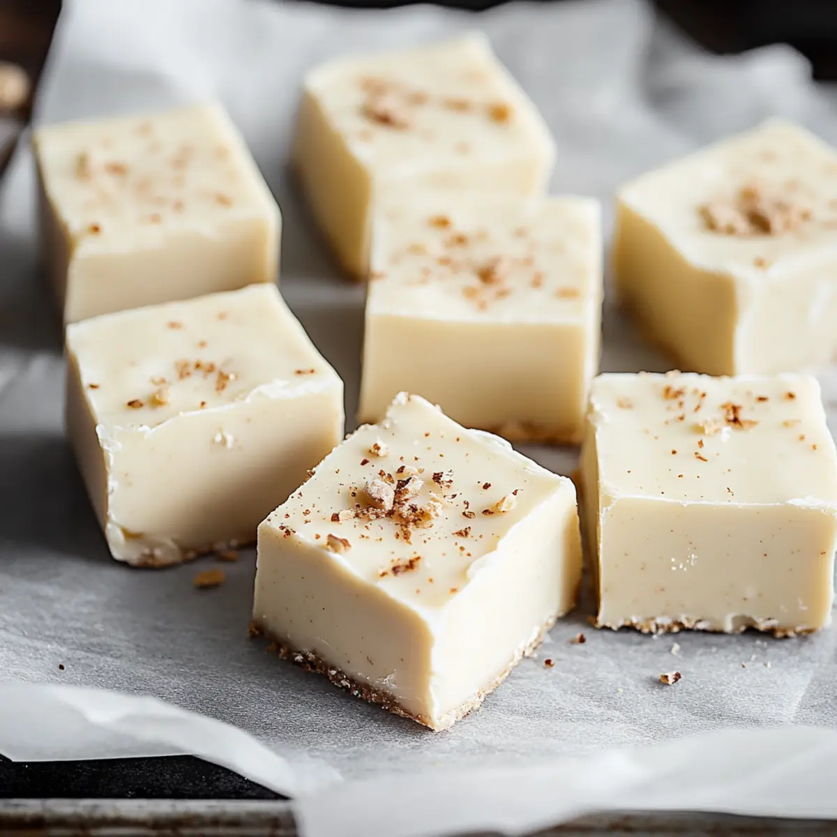 Tasty Christmas Eggnog Fudge