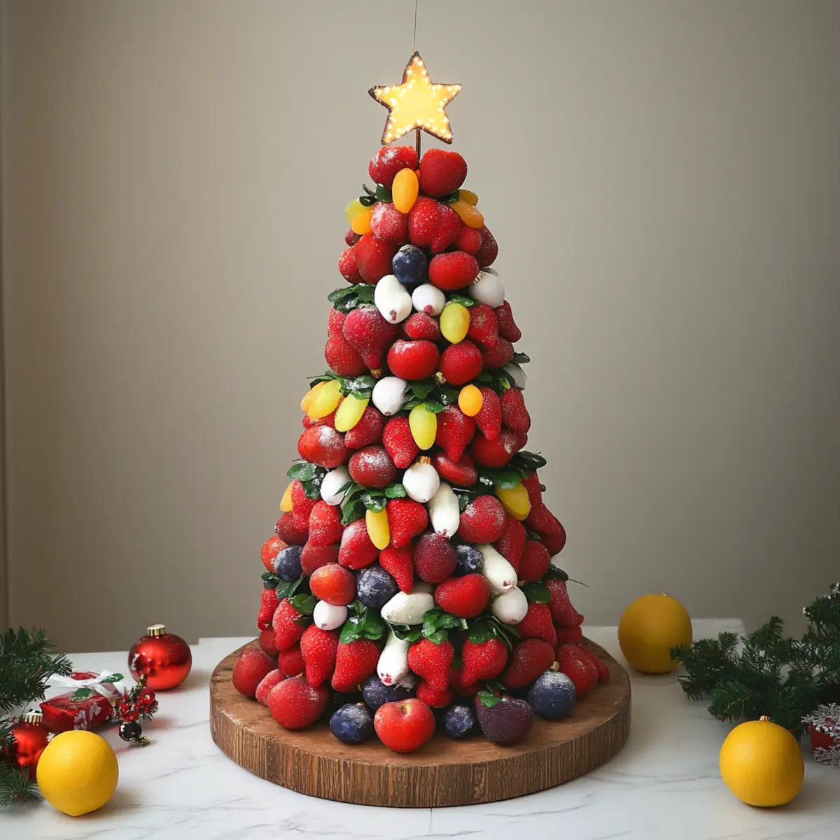 Fruit Christmas Tree 🎄✨