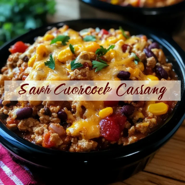 Unleash Flavor with Slow Cooker Cowboy Casserole: A Hearty Meal in No Time
