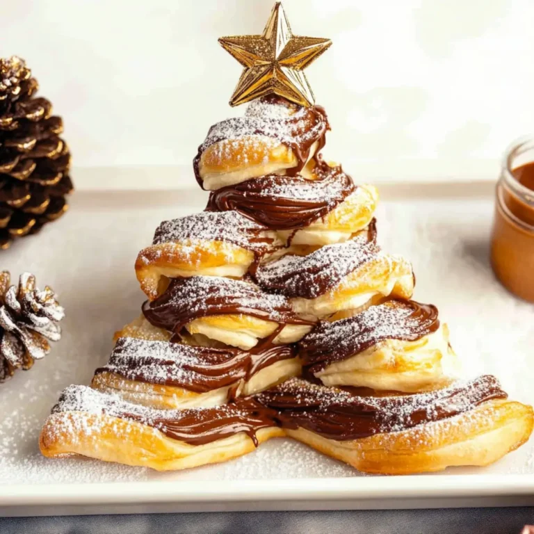 Puff Pastry Nutella Christmas Tree