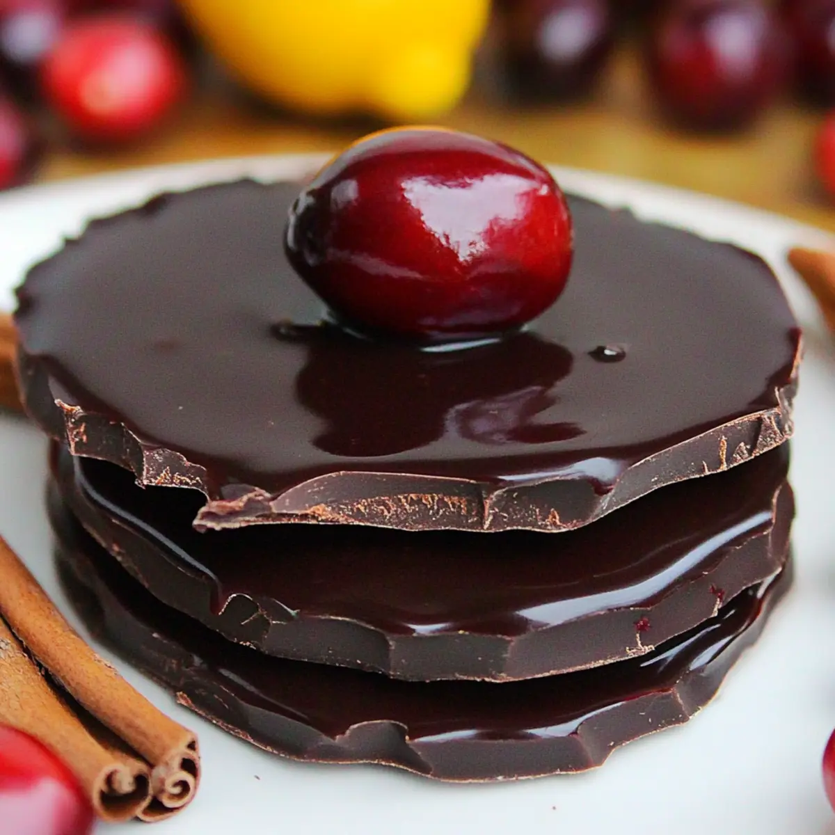 Chocolate Covered Cranberry Sauce: Thanksgiving Treat!