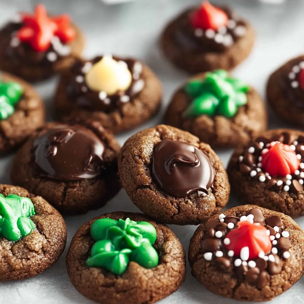 Chocolate Blossom Cookies