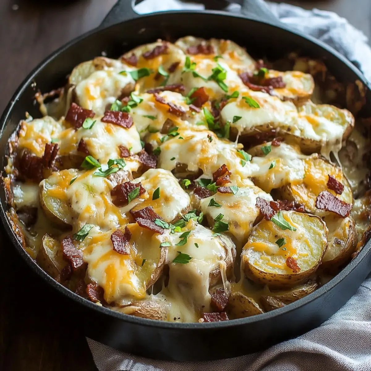 Creamy Cheesy Mississippi Mud Potatoes Recipe