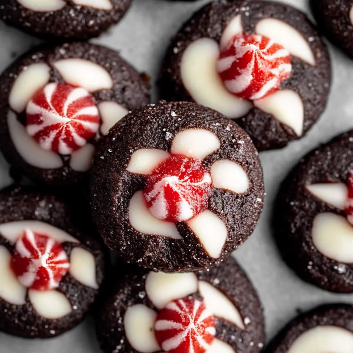 CHOCOLATE PEPPERMINT BLOSSOMS