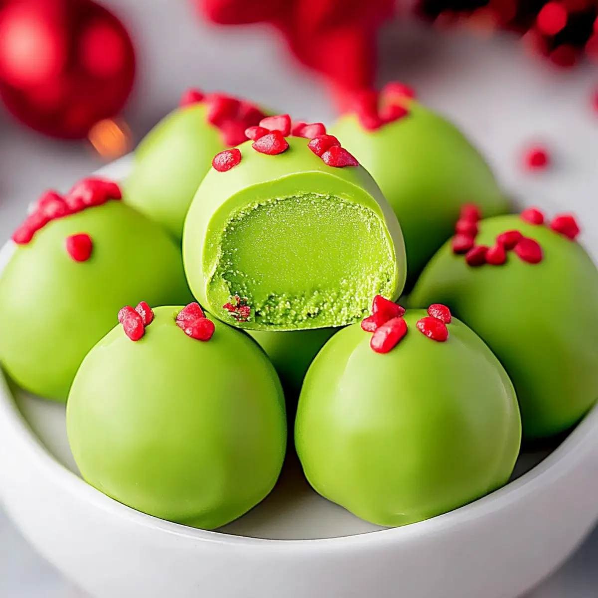 Easy Grinch Christmas Truffles Recipe That Will Delight Everyone!