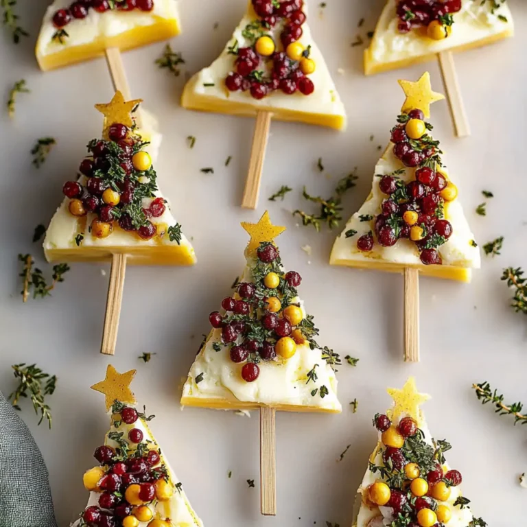 New Year’s Eve Party Food: Festive Cheese Christmas Trees