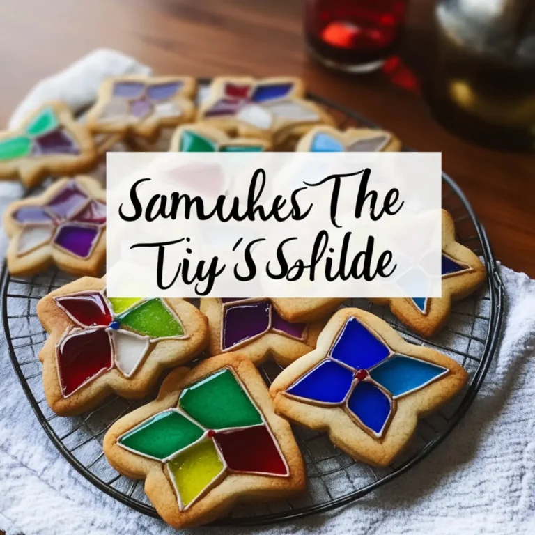 Stained Glass Cookies Recipe - Emma's Cake Studio