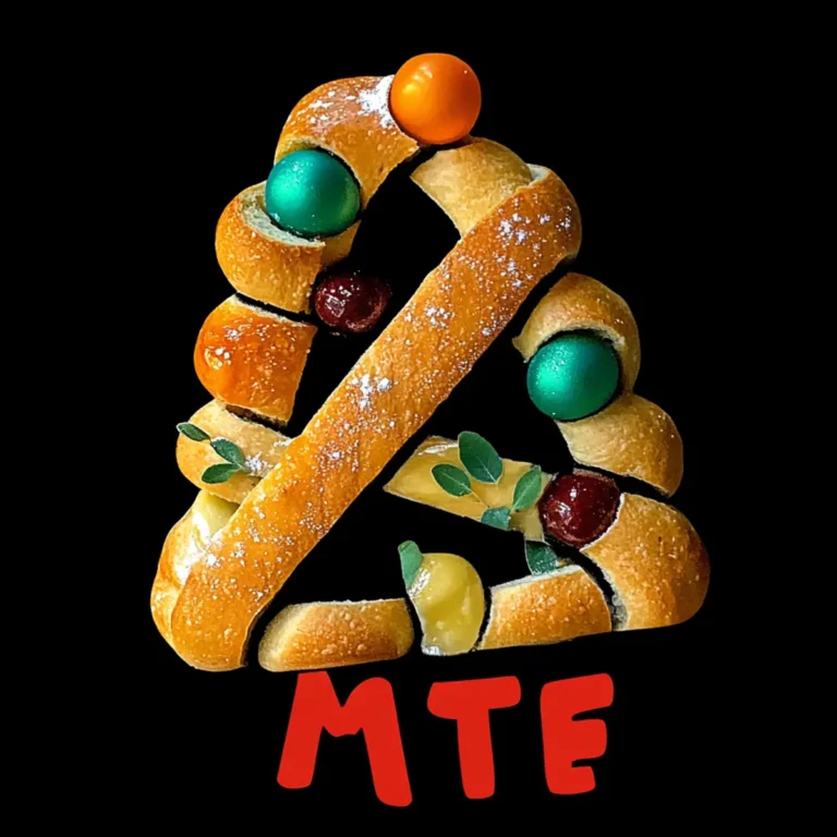 Festive Christmas Tree Pull Apart Bread