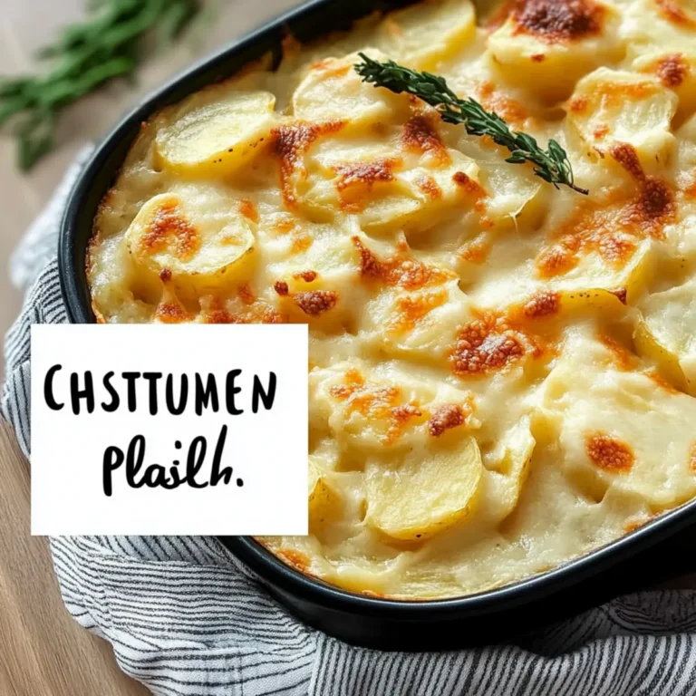 Creamy Potato Casserole Cozy Winter Side Dish
