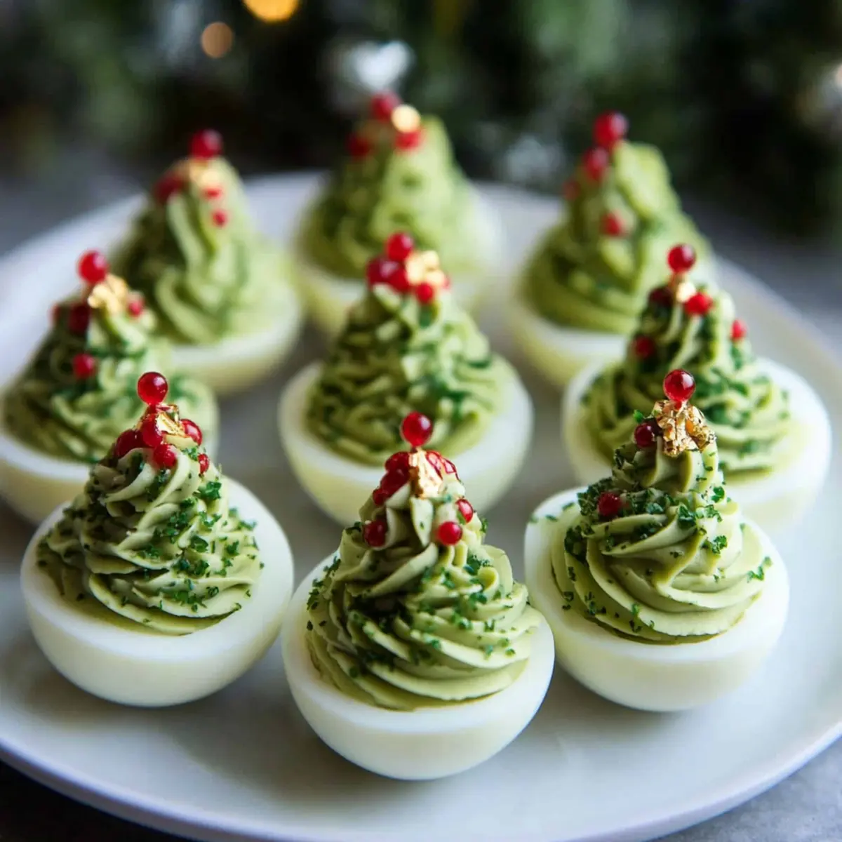 Deviled Egg Christmas Trees: A Whimsical Twist on a Classic! ✨