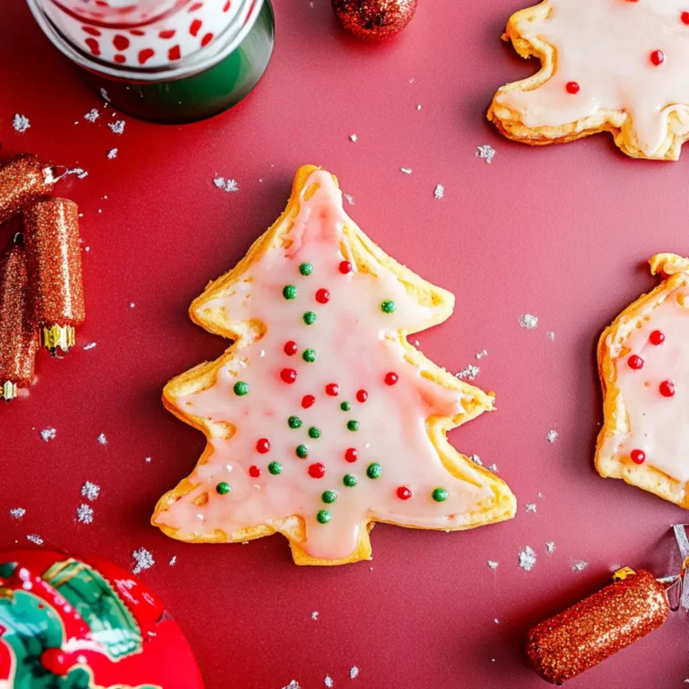 Homemade Christmas Tree Pop Tarts