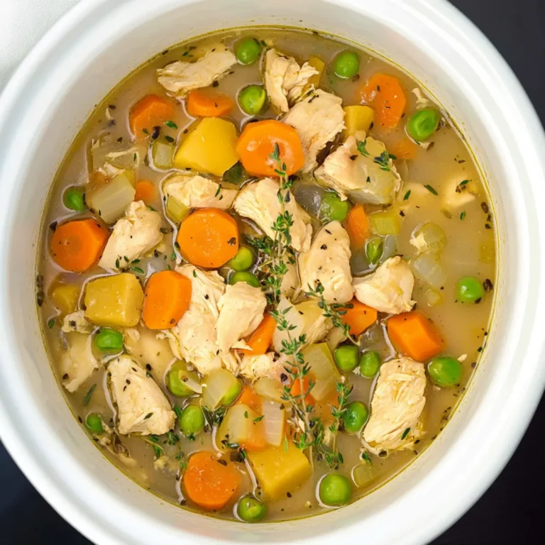 Fall Crockpot Chicken Stew