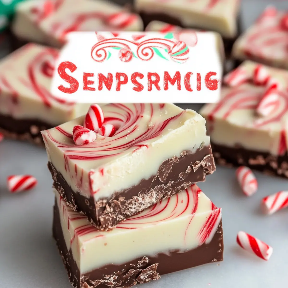 Peppermint Swirl Fudge Recipe