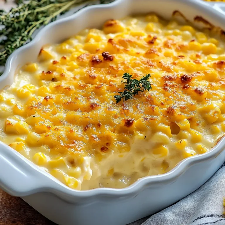 Creamy Corn Bliss for Thanksgiving
