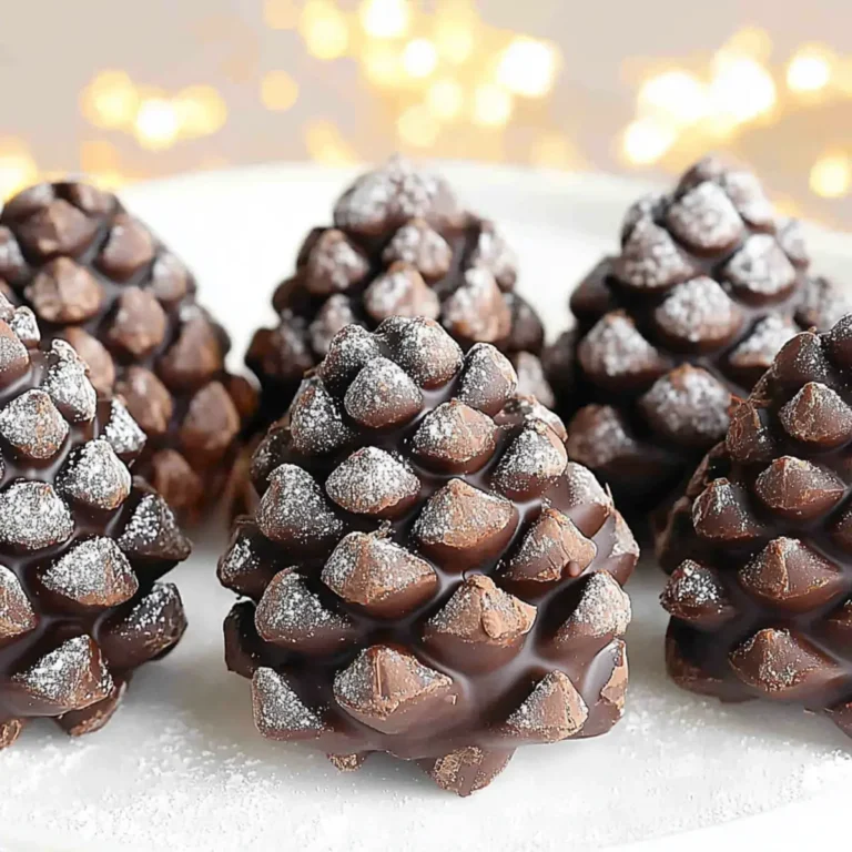 Edible Chocolate Pinecones