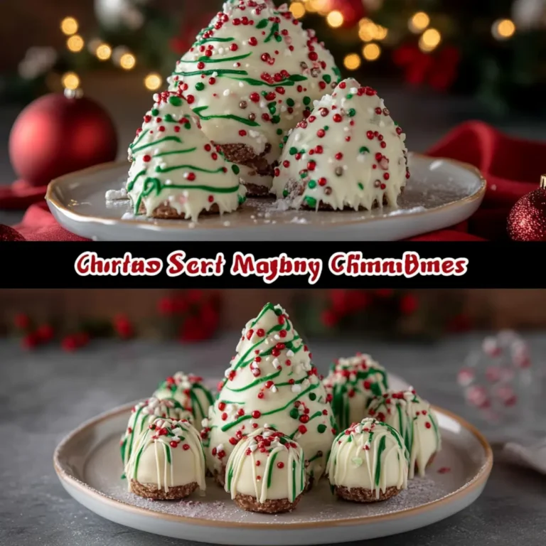 Christmas Tree Cake Truffles