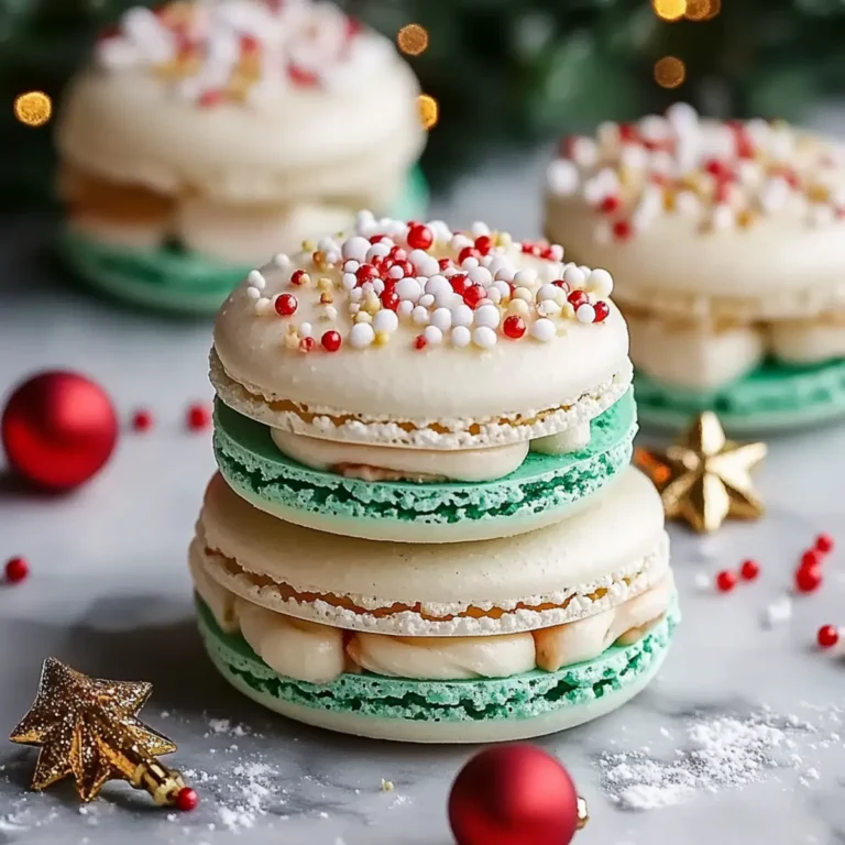 Christmas Tree Cake Macarons – Festive, Sweet & Holiday-Perfect!