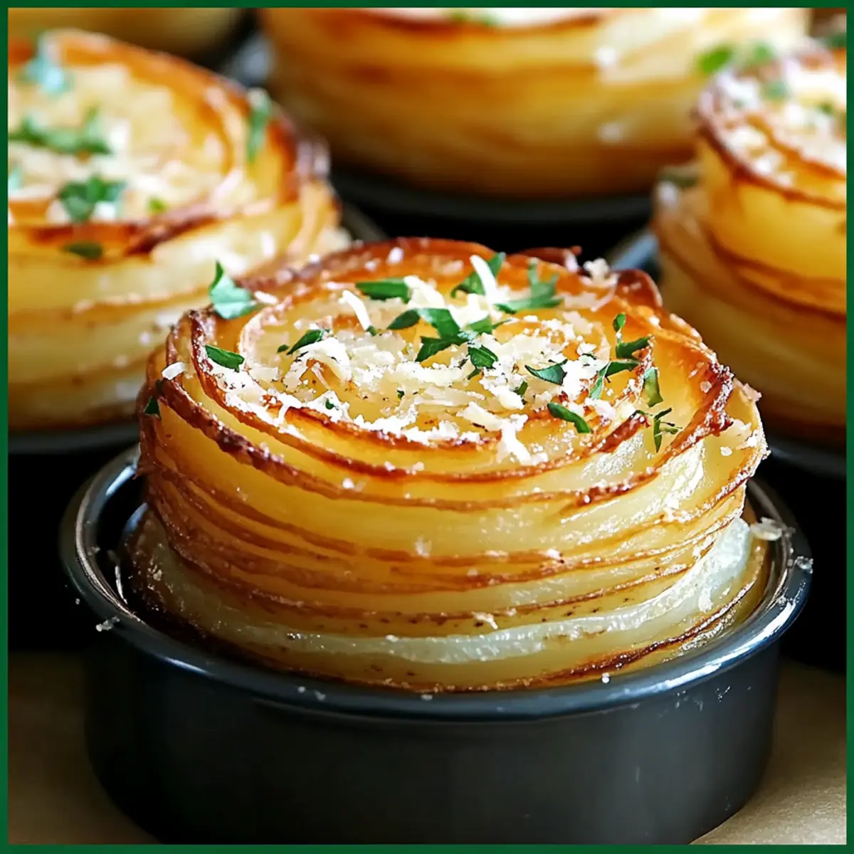 Parmesan Potato Stacks – Crispy and Easy Side Dish